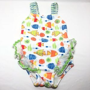BIG FISH BABY GIRL SWIM WEAR SIZE 12 M ONE PIECE